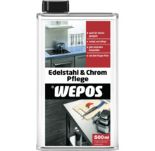 WEPOS Edelstahl und Chrom Pflege, 500 ml