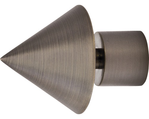 Endstück cone-classic für Rivoli brüniert Ø 20 mm 2 Stk.