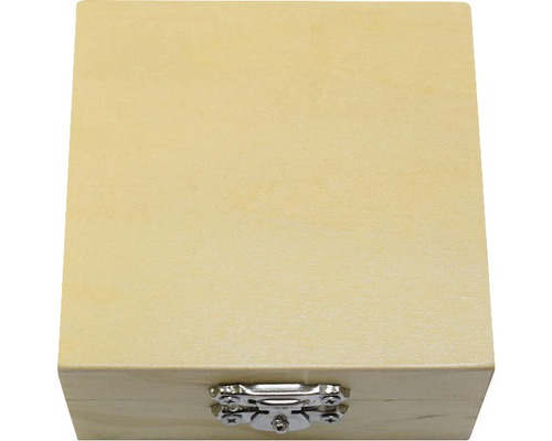 Holzkiste mit Verschluss