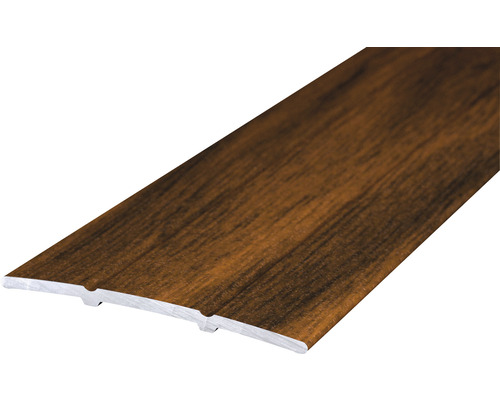 Übergangsprofil Alu nussbaum selbstklebend 38x900mm Bodenprofil aus Holzdekor
