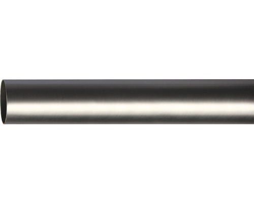 Gardinenstange Urbino edelstahl-optik 240 cm Ø 28 mm Edelstahlrohr