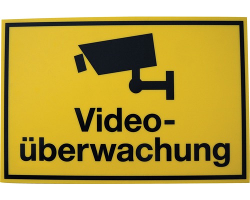 Schild "Videoüberwachung" 200x300 mm
