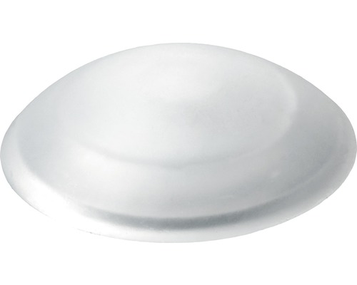 Wandpuffer Ø 40 mm zum Anschrauben und Ankleben, transparent Möbelknopf aus Kunststoff