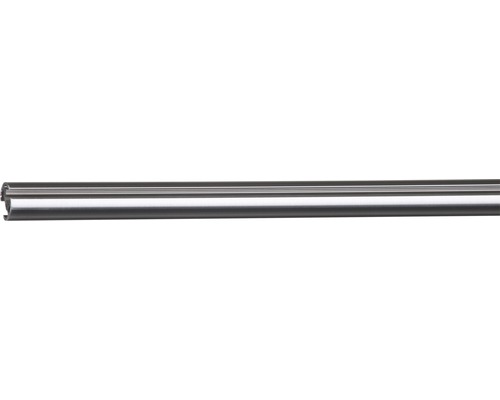 Gardinenstange mit Innenlauf II Narvik, Carpi edelstahl-optik 160 cm Ø 16 mm