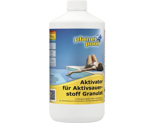 Aktivator für Aktivsauerstoff Granulat, 1 L Planet Pool Aktivator für Aktivsauerstoff Granulat zur Poolpflege