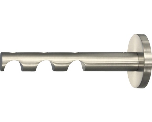 Wandträger 3-läufig für Carpi edelstahl-optik Ø 16 mm 12 cm lang