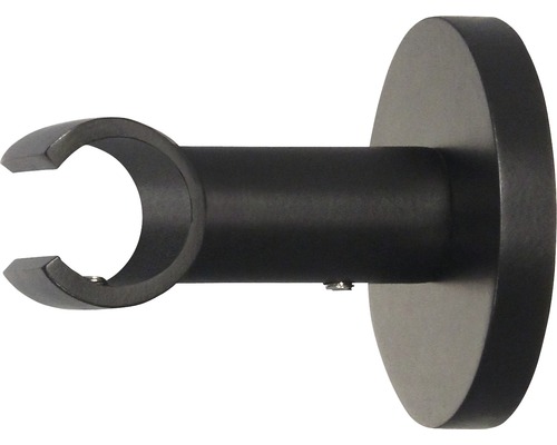 Träger 1-läufig für Carpi schwarz Ø 16 mm