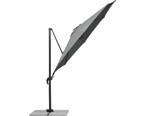 Freiarm-Sonnenschirm mit Ständer für den Außenbereich
