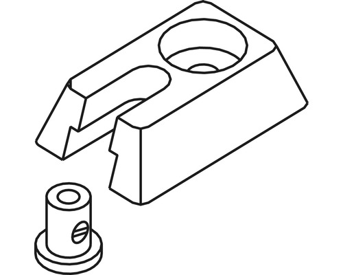 Verbindungselement mit Aufnahme und zugehörigem Bolzen