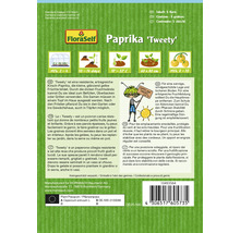 Gemüsesamen FloraSelf Floralie-Gärtnern mit Kids Paprika 'Tweety'