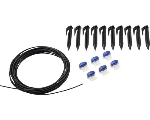 Zubehörset mit Kabel, Heringen und Kabelverbindern