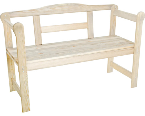 Gartenbank Friesenbank Holz 2-Sitzer natur Gartenbank Friesenbank Holz 2-Sitzer natur