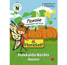 Gemüsesamen FloraSelf Floralie-Gärtnern mit Kids Kürbis 'Amoro'-thumb-0
