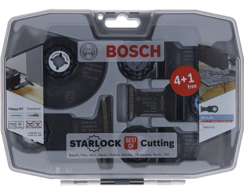 Bosch Starlock Multi-Tool Sägeblatt Set in Kunststoffverpackung