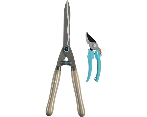 Gartenscheren Set bestehend aus Heckenschere und Rosenschere