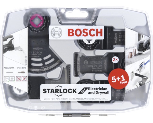 Bosch Starlock Elektriker & Trockenbau-Set 6-tlg.-0