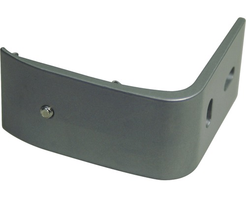 Winkelverbinder aus Metall mit Befestigungslöchern