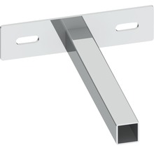 Regalwinkel aus Metall mit rechteckigem Querschnitt