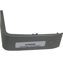 SOLUNA Wandträger standard aus Aluminium 127 mm grau