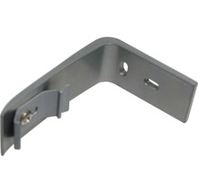 SOLUNA Wandträger standard aus Aluminium 127 mm grau
