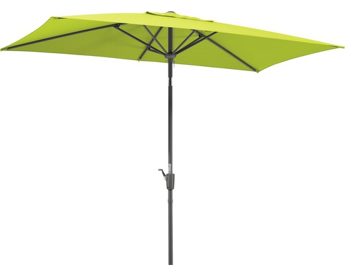 Rechteckiger Sonnenschirm mit Kurbelmechanismus