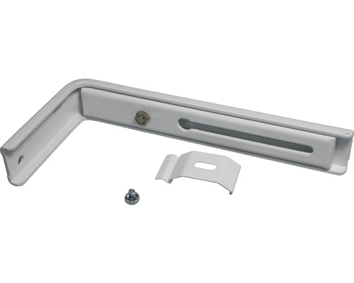 Wandbefestigung mit Schraube und Montageclip
