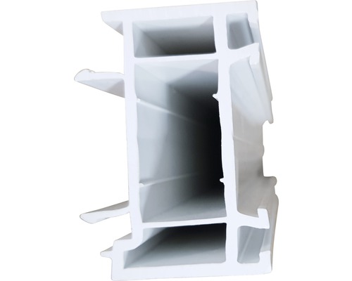 Kunststoff-Fensterprofil im Querschnitt