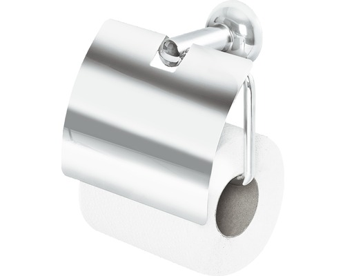 Toilettenpapierhalter mit Deckel Spirella Campagne chrom