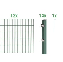 Doppelstabmatten-Set ALBERTS 6/5/6 2600 x 120 cm grün-thumb-0