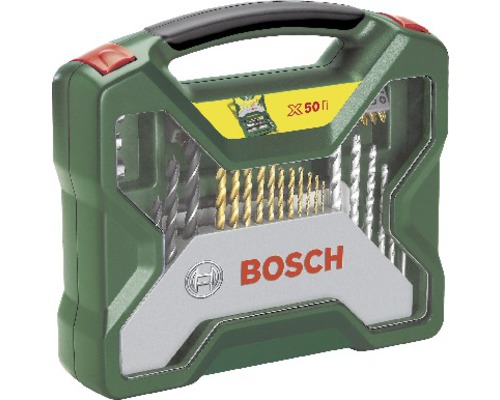 X-Line Bohrer‑ und Schrauberbit-Set Titan Bosch 50-teilig