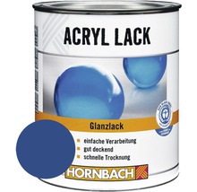 HORNBACH Buntlack Acryllack glänzend enzianblau 750 ml-thumb-0