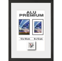 Bilderrahmen Alu Duo schwarz 13x18 cm-thumb-0
