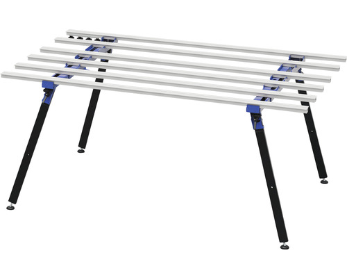 Untergestell mit Aluminiumprofilen und Standfüßen