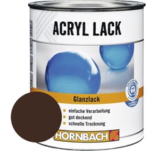 HORNBACH Buntlack Acryllack glänzend schokobraun 375 ml-thumb-0
