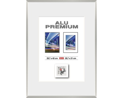 Mende Frames Bilderrahmen Antik 42x60cm DIN A2 I Farbe: Silber I