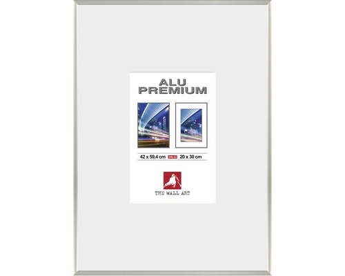 Aluminium Bilderrahmen Savannah – 42x59,4 Cm (DIN A2), Silber Matt, Mit Echtglas, Made In Germany