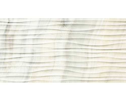 Feinsteinzeug Dekorfliese Dubai pearl 32 x 62,5 cm