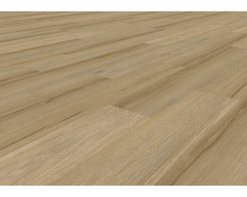 Verlegter Laminatboden in Holzoptik