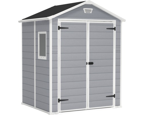 Gartenschrank mit Fenster und Doppeltür