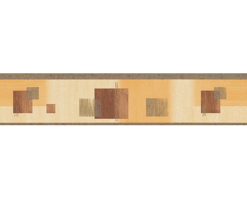 Bordüre 7689-26 Only Borders 995665-1 Rosen beige5 m x 13 cm Bordüre mit abstraktem Quadratmuster