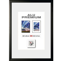 Bilderrahmen Alu Quattro schwarz 29,7x42 cm (DIN A3)-thumb-0