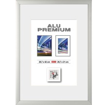 Aluminium Bilderrahmen für Fotos und Bilder in den Größen 29,7 mal 42 Zentimeter und 29,7 mal 21 Zentimeter