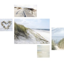 Leinwandbild Maritim Style 5er-Set 120x100 cm