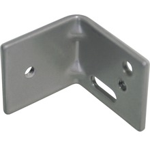 SOLUNA Wandträger für Plissée nach Maß aus Aluminium grau