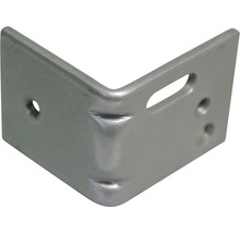 SOLUNA Wandträger für Plissée nach Maß aus Aluminium grau