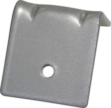 SOLUNA Wandträger für Plissée nach Maß aus Aluminium grau