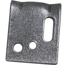 SOLUNA Wandträger für Plissée nach Maß aus Aluminium anthrazit