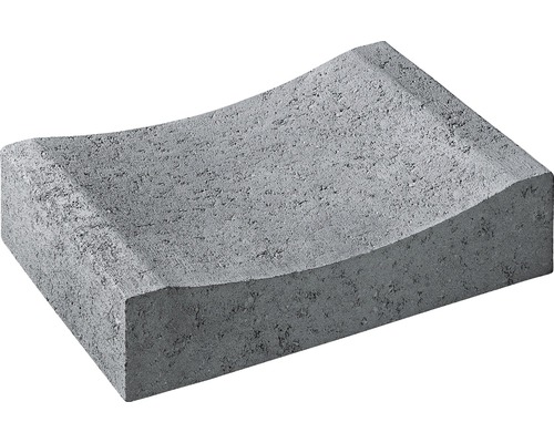 Beton Randstein Muldenstein grau scharfkantig 30 cm x 33 cm x 12 cm