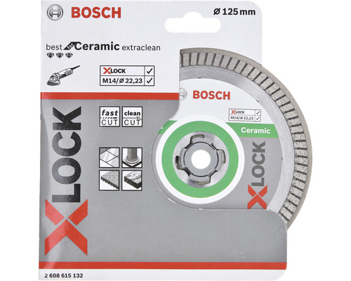 Diamanttrennscheibe Bosch Best for Ceramic Ø 125x22,23 mm, | HORNBACH