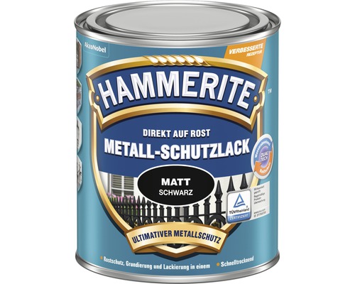 HAMMERITE Metallschutzlack matt schwarz 2,5 l-0